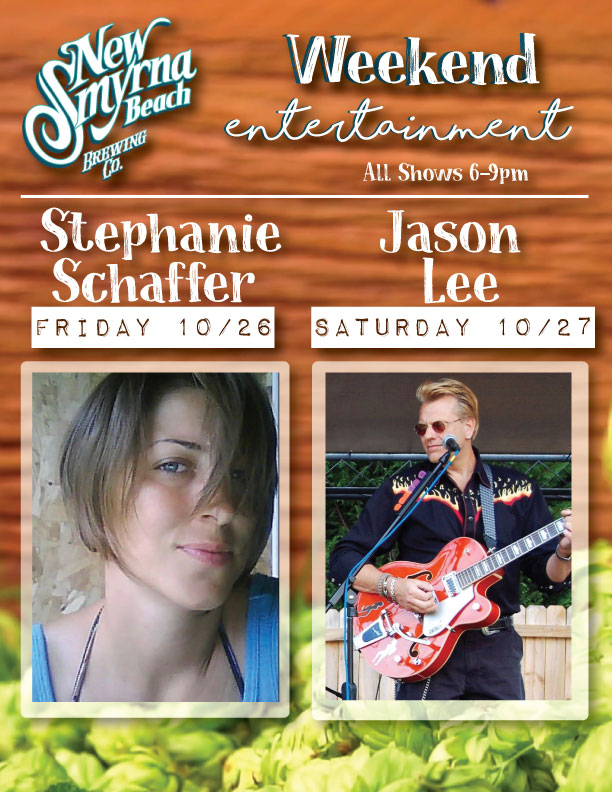Live Music by Stephanie Schaffer and Jason Lee at the New Smyrna Beach Brewery